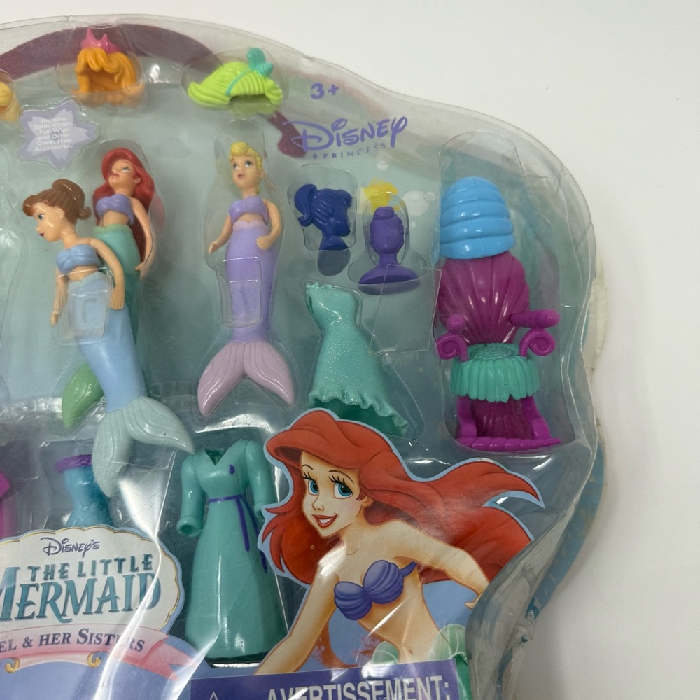 Vintage Disney Rare The Little Mermaid Favorite Moments Undersea Beauty Salon - Picture 5 of 11